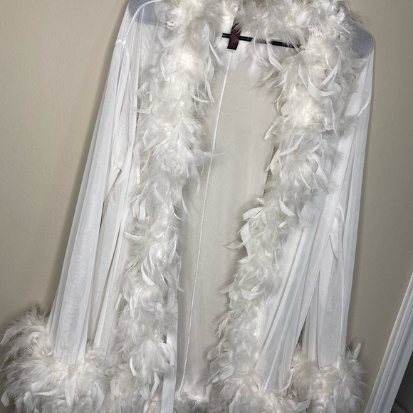 Fur Mesh Robe - Picture 2 of 5